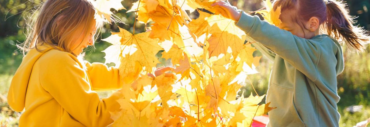 Fall Prep, Jumping in Autumn Leaves